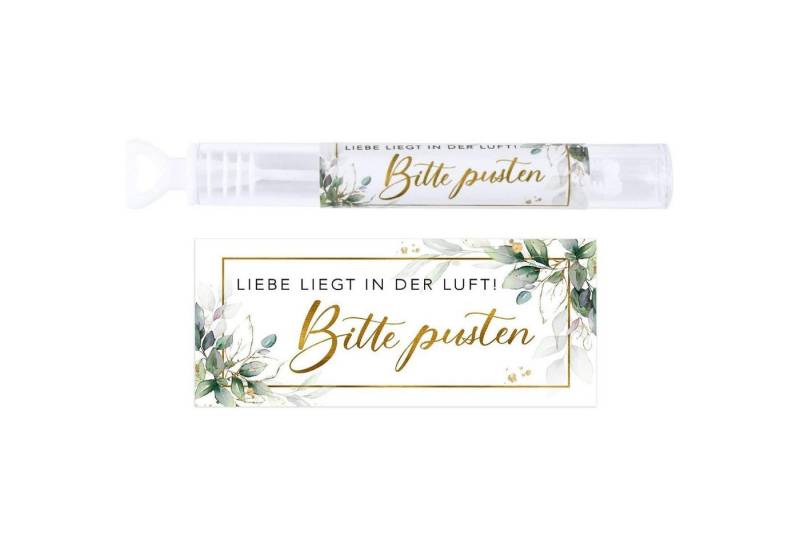 LuxusKollektion Dekohänger 50 Stück Hochzeit Seifenblasen Aufkleber 2x5 cm PVC Flaschenetiketten LuxusKollektion Dekohänger 50 Stück Hochzeit Seifenblasen Aufkleber 2x5 cm PVC Flaschenetiketten von LuxusKollektion