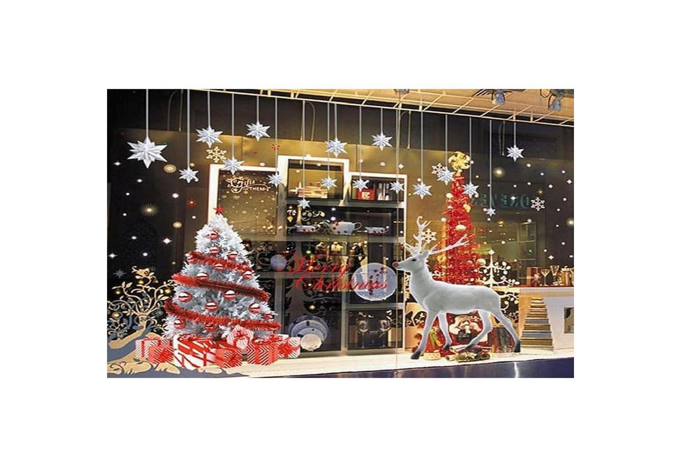 LuxusKollektion Dekohänger Aufkleber Vinyl Weihnachtsmann Weihnachtsbaum Fenster 2 LuxusKollektion Dekohänger Aufkleber Vinyl Weihnachtsmann Weihnachtsbaum Fenster 2 von LuxusKollektion