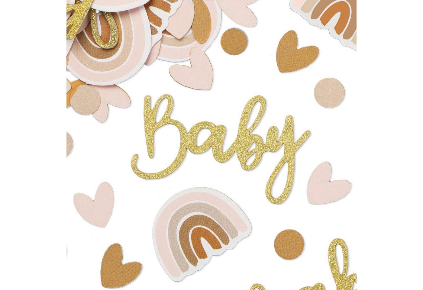 LuxusKollektion Dekohänger Babyparty Konfetti 60 Stück Baby Boho Regenbogen Streudeko Glitzer LuxusKollektion Dekohänger Babyparty Konfetti 60 Stück Baby Boho Regenbogen Streudeko Glitzer von LuxusKollektion