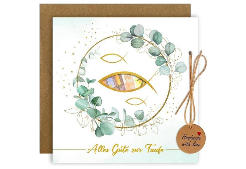 LuxusKollektion Dekohänger Geldgeschenk Verpackung Taufe Mädchen Jungen Karte Umschläge von LuxusKollektion