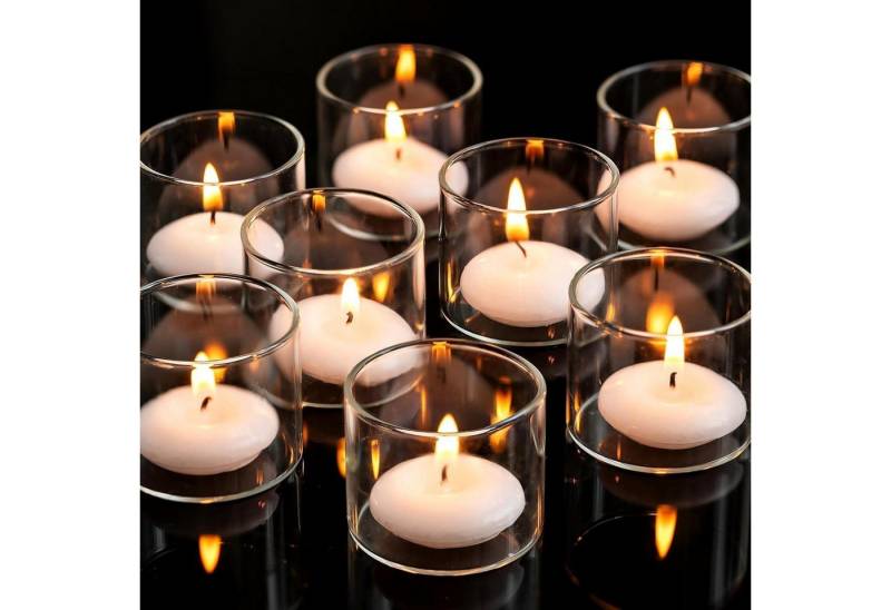 LuxusKollektion Dekohänger Teelichthalter Glas Votivkerzenhalter Klar Tischdeko Hochzeit Party von LuxusKollektion