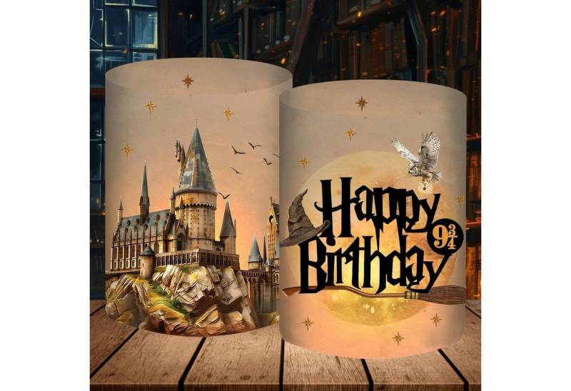 LuxusKollektion Dekohänger Windlicht 12 Tischdeko Geburtstag Wizard Magischer Wizard Deko von LuxusKollektion
