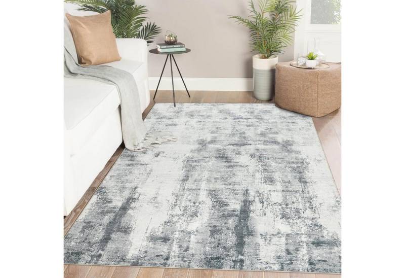 LuxusKollektion Designteppich Teppich Wohnzimmer Kurzflor waschbar modern abstrakt 120 x 170 cm Grau LuxusKollektion Designteppich Teppich Wohnzimmer Kurzflor waschbar modern abstrakt 120 x 170 cm Grau von LuxusKollektion