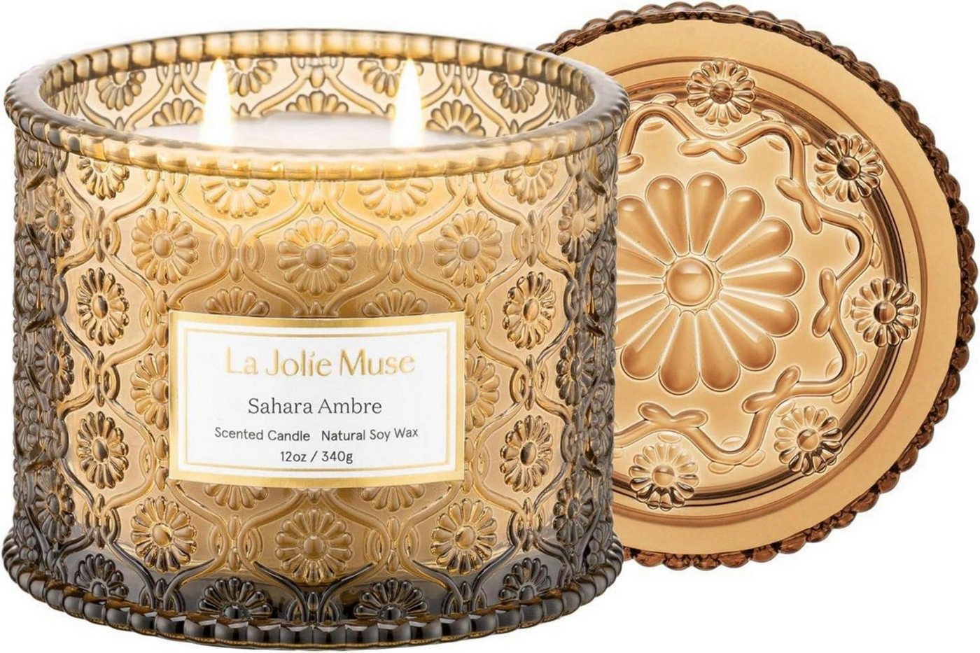 LuxusKollektion Duftkerze Aroma Kerze 2-Docht Soja Duftkerze Geschenk 340g LuxusKollektion Duftkerze Aroma Kerze 2-Docht Soja Duftkerze Geschenk 340g von LuxusKollektion