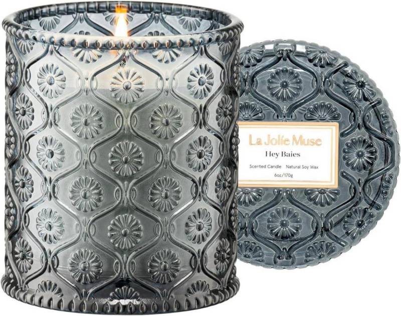 LuxusKollektion Duftkerze Berry Kerze Hey Baies - Duftkerzen ca. 170g 40h Brenndauer von LuxusKollektion