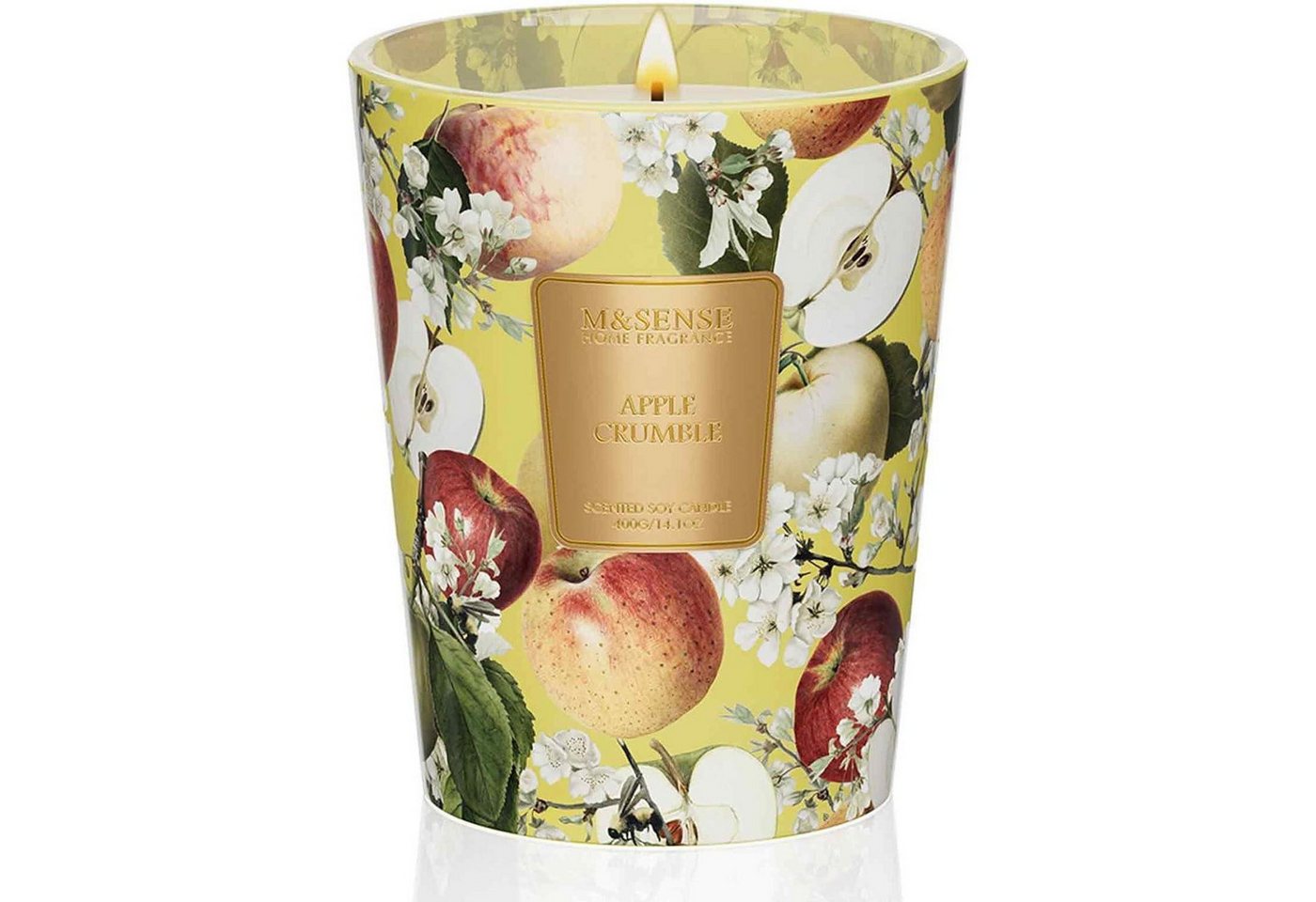 LuxusKollektion Duftkerze Duftkerze Apfelknusper Sojawachs 400g 75Std 400g Apfelcrumble LuxusKollektion Duftkerze Duftkerze Apfelknusper Sojawachs 400g 75Std 400g Apfelcrumble von LuxusKollektion