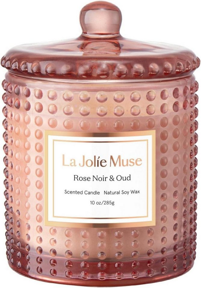 LuxusKollektion Duftkerze Duftkerze Damaszener Rose Naturwachs Aroma 75 Std Brenndauer 285g LuxusKollektion Duftkerze Duftkerze Damaszener Rose Naturwachs Aroma 75 Std Brenndauer 285g von LuxusKollektion