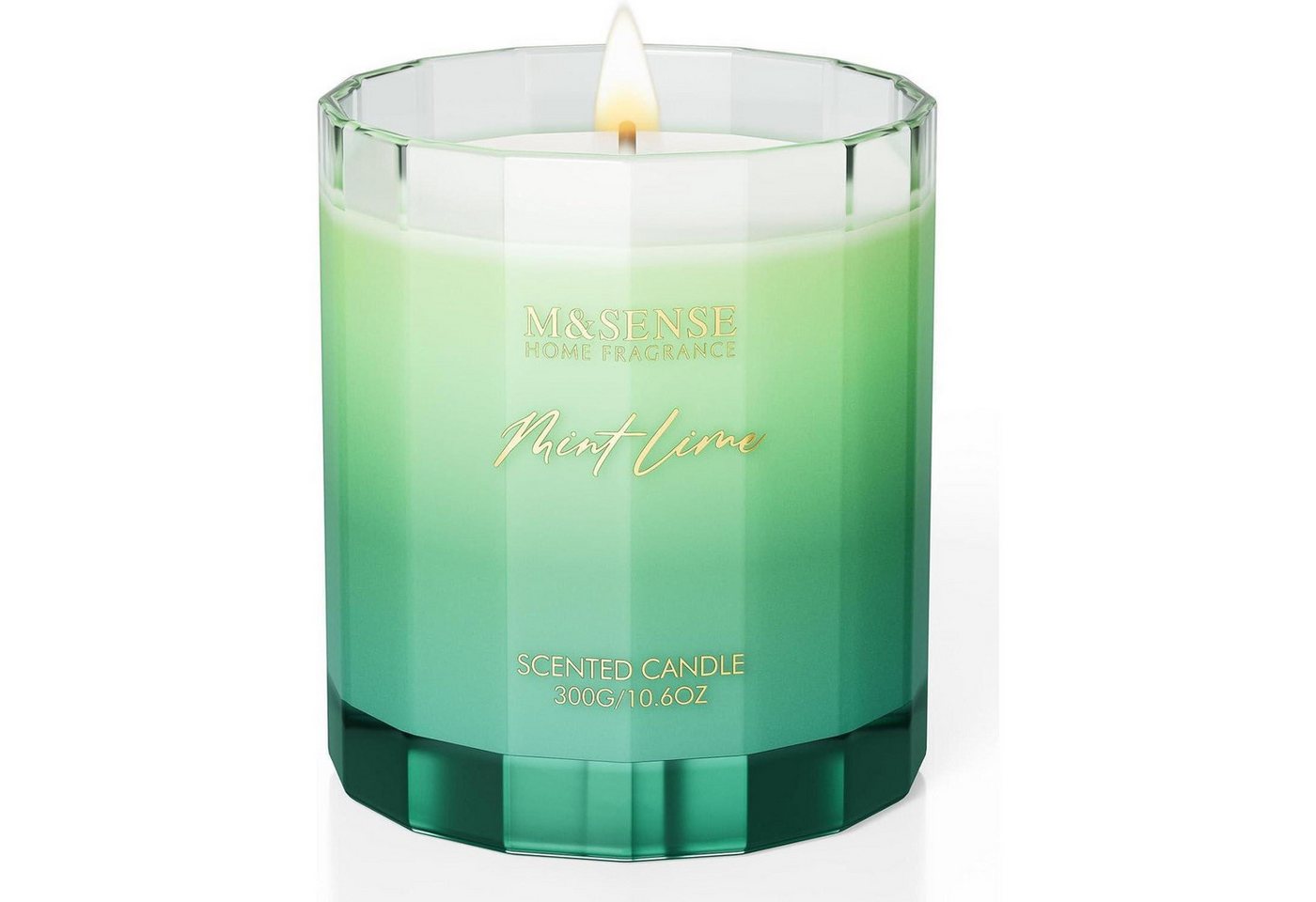 LuxusKollektion Duftkerze Duftkerze Glas Sojawachs 300g 60h Geschenk Frauen Minze Limette LuxusKollektion Duftkerze Duftkerze Glas Sojawachs 300g 60h Geschenk Frauen Minze Limette von LuxusKollektion