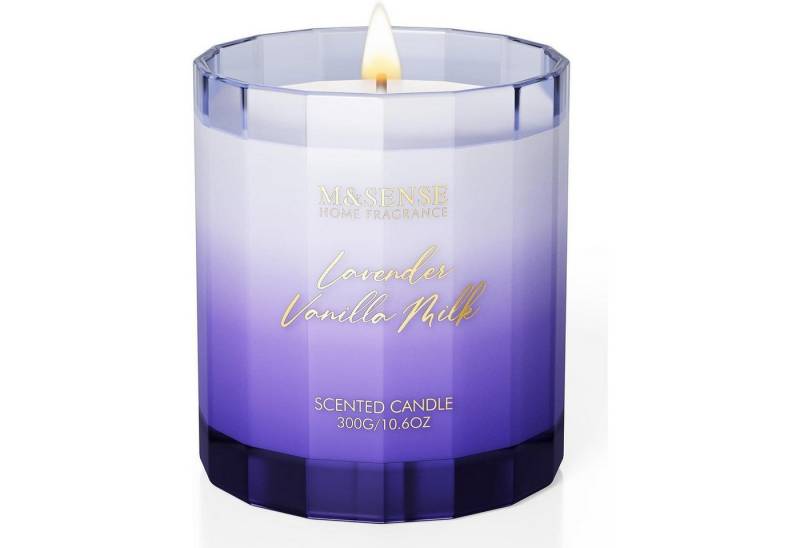 LuxusKollektion Duftkerze Duftkerze Vanille Glas Sojawachs 300g 60h Lavendel Vanille Milch LuxusKollektion Duftkerze Duftkerze Vanille Glas Sojawachs 300g 60h Lavendel Vanille Milch von LuxusKollektion
