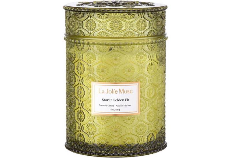 LuxusKollektion Duftkerze Duftkerze Weihnachtskerze Starlit Holzdocht Sternenlicht Goldene Tanne LuxusKollektion Duftkerze Duftkerze Weihnachtskerze Starlit Holzdocht Sternenlicht Goldene Tanne von LuxusKollektion