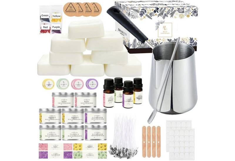 LuxusKollektion Duftkerze Kerzenherstellung Kit DIY Kerzen Selber Machen Set Duftkerze Geschenk von LuxusKollektion