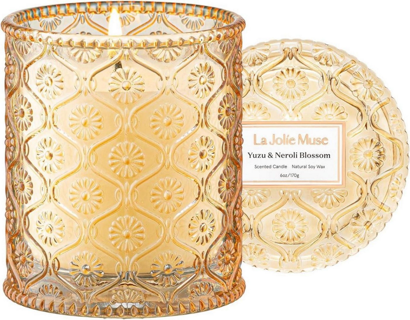 LuxusKollektion Duftkerze Yuzu & Neroli Blossom Duftkerzen, natürliche LuxusKollektion Duftkerze Yuzu & Neroli Blossom Duftkerzen, natürliche von LuxusKollektion