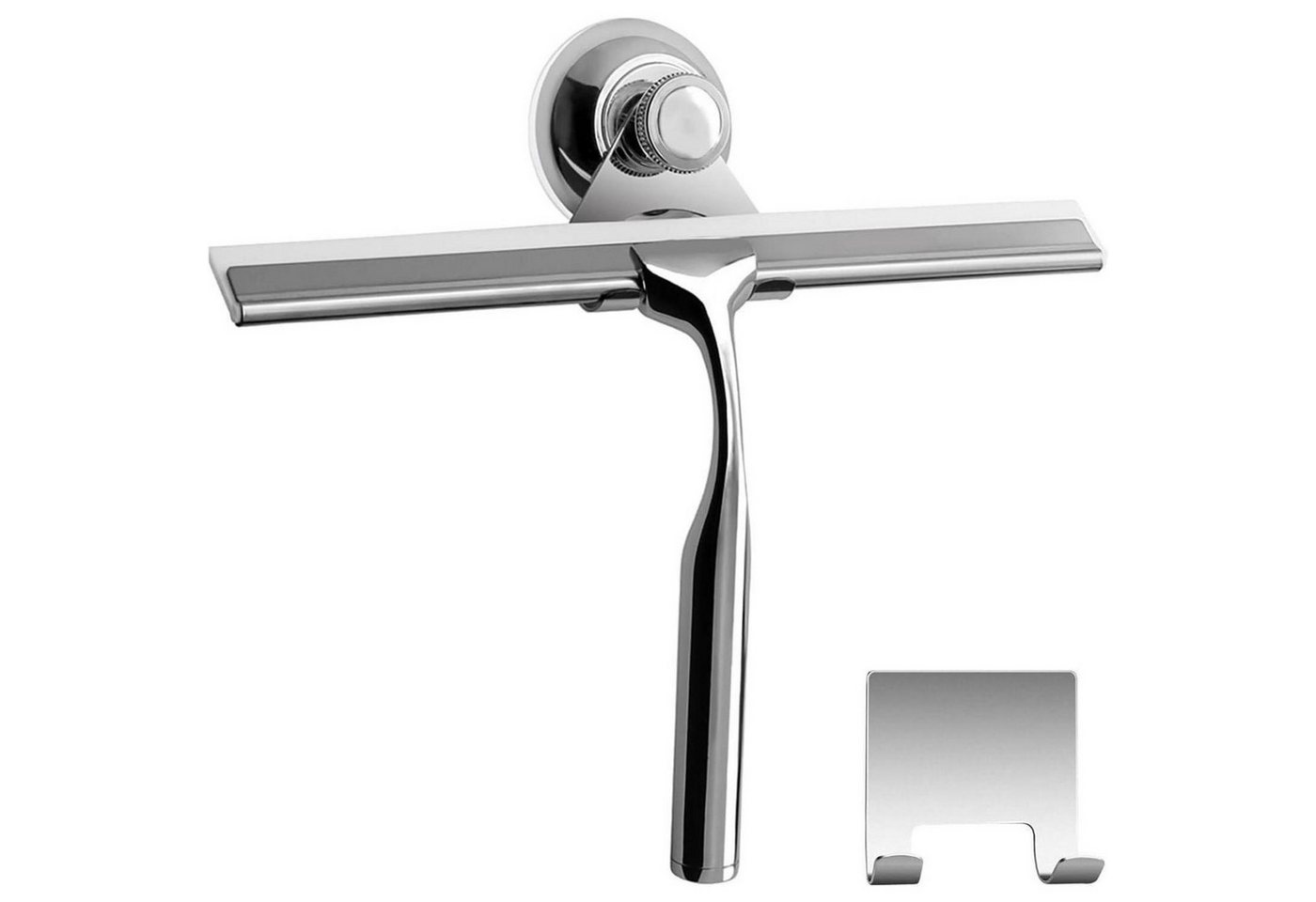 LuxusKollektion Duschabzieher Duschabzieher Fensterabzieher Edelstahl 3 (31CM breit) Silber von LuxusKollektion