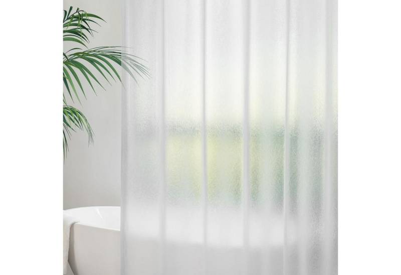 AooHome Duschvorhang Duschvorhang 120x180 Transparent Weiß mit 3 Magnete Anti-Schimmel von AooHome