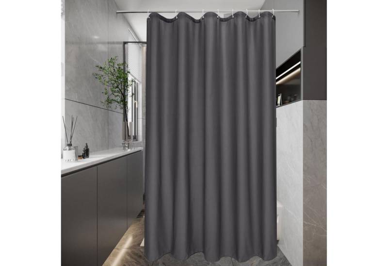 EurCross Duschvorhang Duschvorhang 120x200 Antischimmel Wasserdicht Textil Stoff Bad Vorhang von EurCross