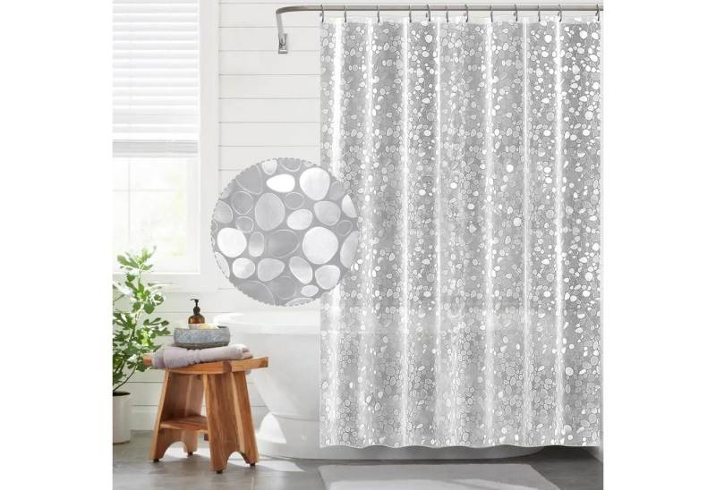 Funria Duschvorhang Duschvorhang 180x180 cm Eva Badevorhang Anti-schimmel Wasserdicht 3D von Funria