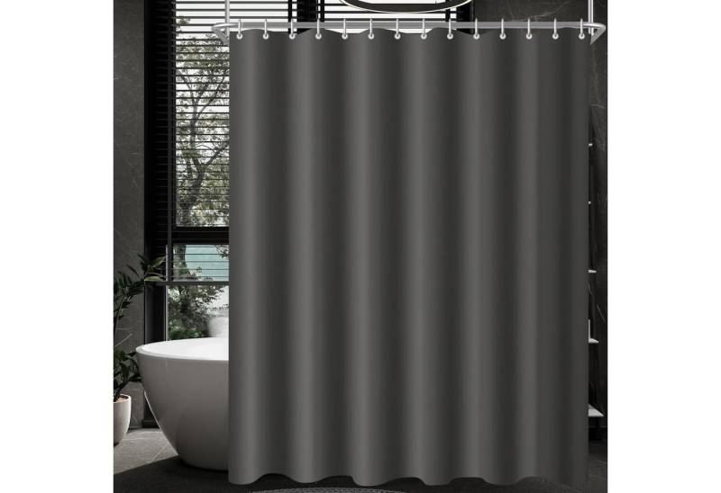 Lerores Duschvorhang Duschvorhang 180x180cm Dunkelgrau, Beschwerter Saum, Antischimmel Lerores Duschvorhang Duschvorhang 180x180cm Dunkelgrau, Beschwerter Saum, Antischimmel von Lerores