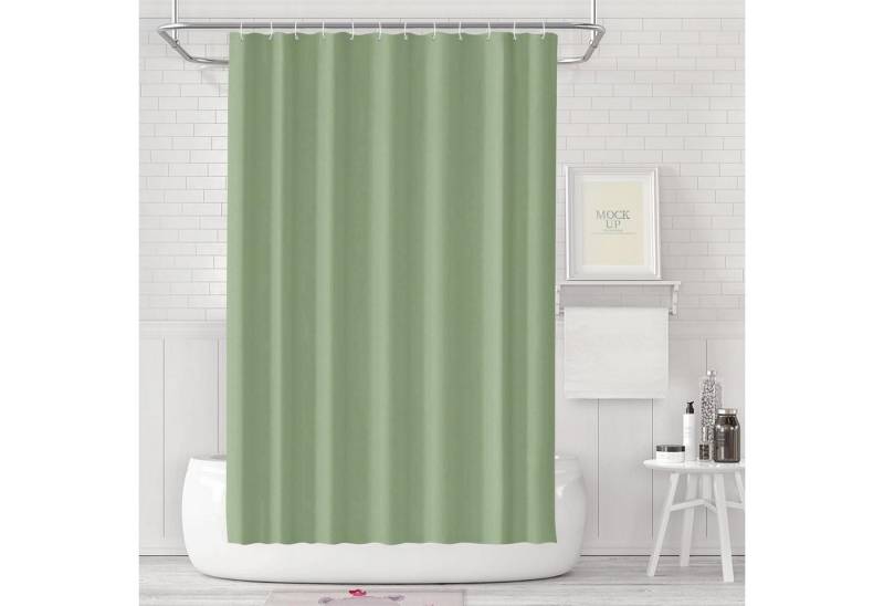 LuxusKollektion Duschvorhang Duschvorhang 180x200 PEVA Antischimmel Grün H200 x B180 cm (1er Pack) von LuxusKollektion