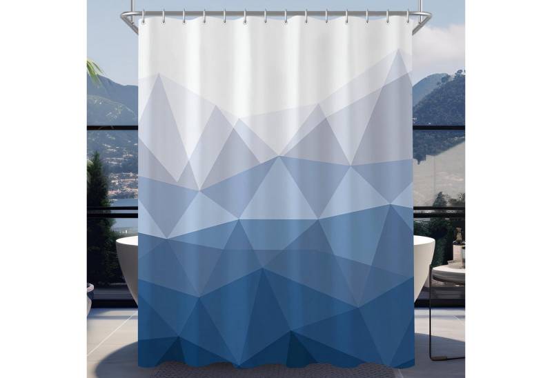 Lerores Duschvorhang Duschvorhang 180x200 cm Geometrischer Verlauf Wasserdicht und Lerores Duschvorhang Duschvorhang 180x200 cm Geometrischer Verlauf Wasserdicht und von Lerores
