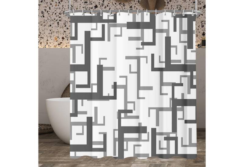 Lerores Duschvorhang Duschvorhang 200x200cm Block Antischimmel Textil Wasserabweisend 12 Lerores Duschvorhang Duschvorhang 200x200cm Block Antischimmel Textil Wasserabweisend 12 von Lerores