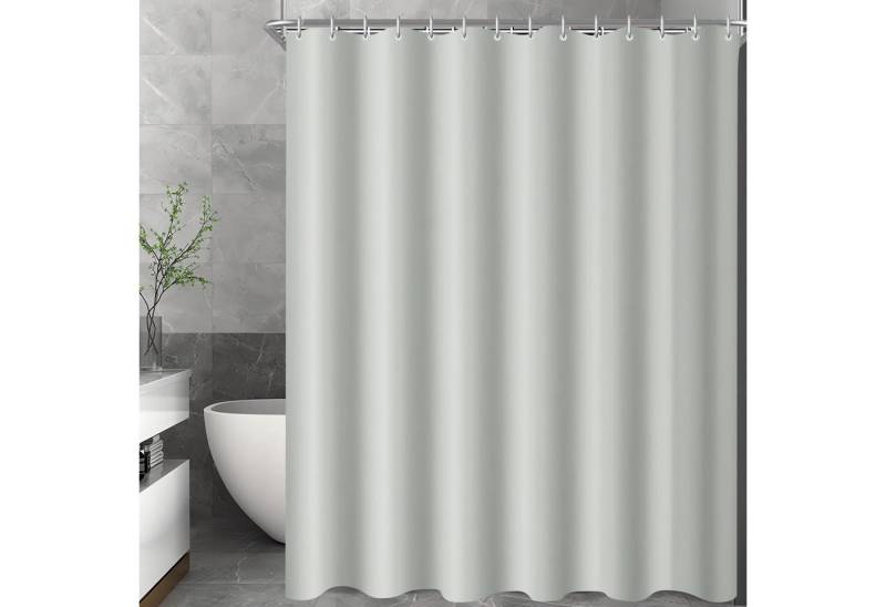 LuxusKollektion Duschvorhang Duschvorhang 200x240cm Grau Wasserabweisend Antischimmel von LuxusKollektion