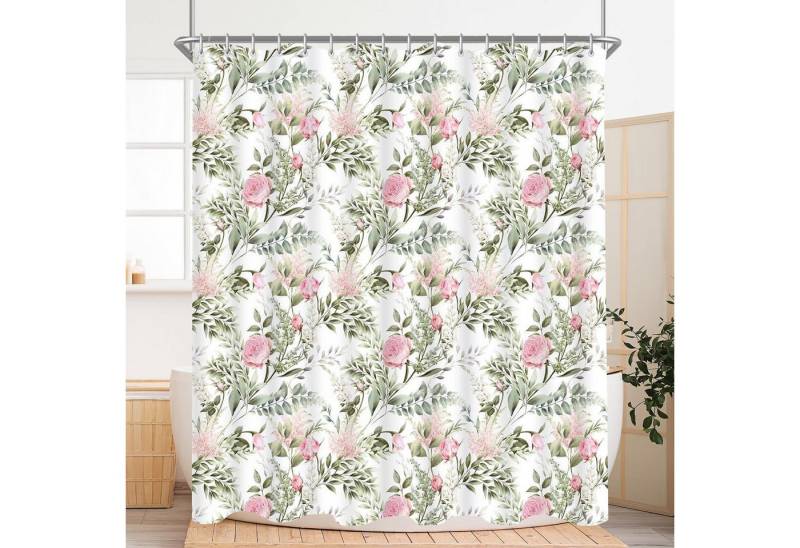 LuxusKollektion Duschvorhang Duschvorhang 240x200cm Polyester Antischimmel Rosa Rosen 240 x 200 cm LuxusKollektion Duschvorhang Duschvorhang 240x200cm Polyester Antischimmel Rosa Rosen 240 x 200 cm von LuxusKollektion