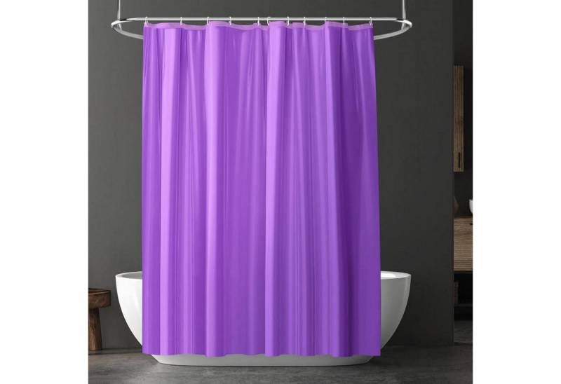 LuxusKollektion Duschvorhang Duschvorhang Anti-schimmel Wasserdicht PEVA 180x180 cm mit 12 Ringen von LuxusKollektion