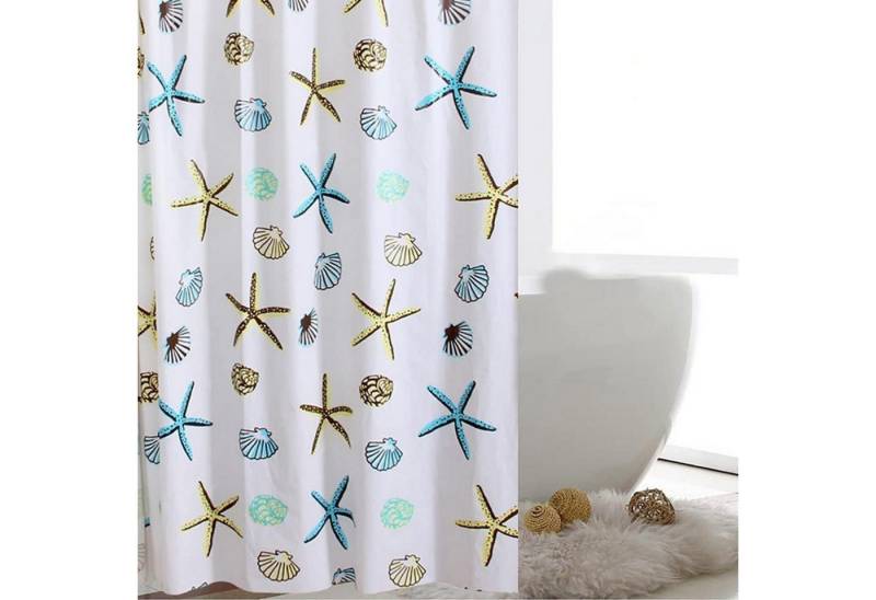 Vllcsla Duschvorhang Duschvorhang Antischimmel PEVA Wasserdicht Blau 180x240 cm von Vllcsla