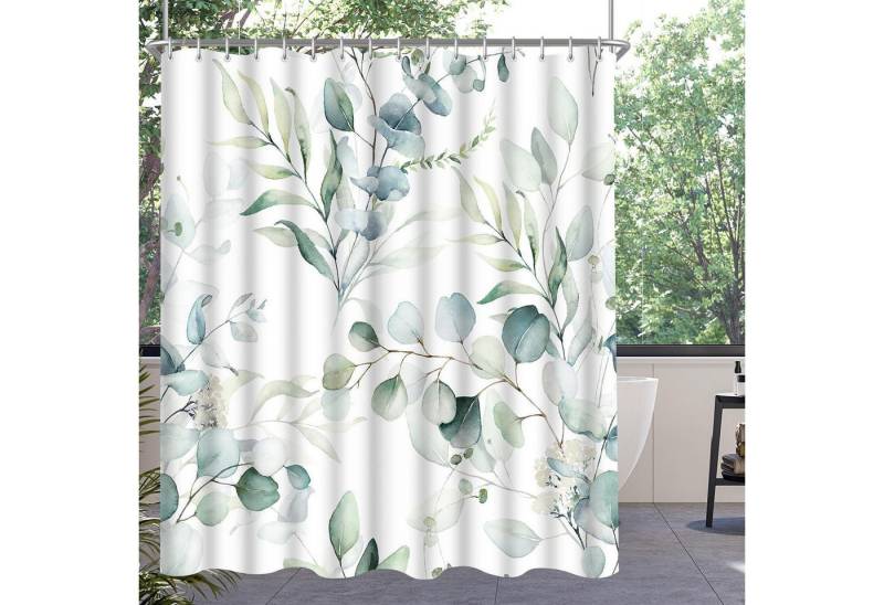 Lerores Duschvorhang Duschvorhang Blattmuster 240x200cm wasserabweisend waschbar530 Lerores Duschvorhang Duschvorhang Blattmuster 240x200cm wasserabweisend waschbar530 von Lerores
