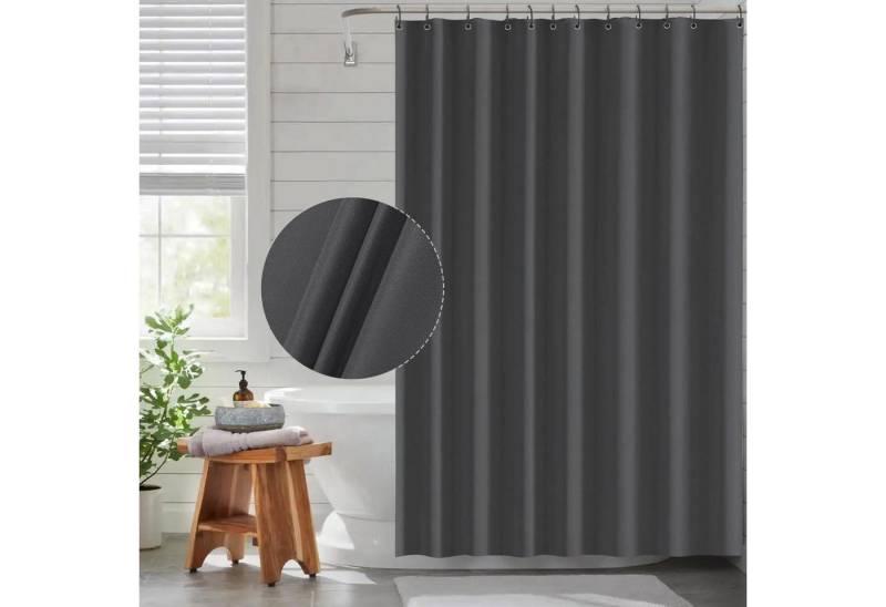 Funria Duschvorhang Duschvorhang Dark Grau 120x200 cm Anti-schimmel Wasserdicht Badezimmer von Funria
