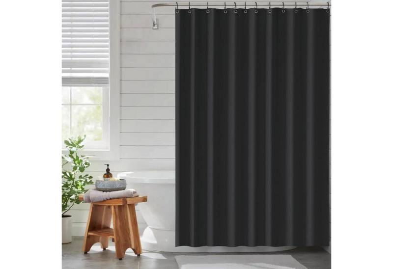 Funria Duschvorhang Duschvorhang Schwarz Wasserdicht Anti-schimmel 120x200 cm EVA von Funria