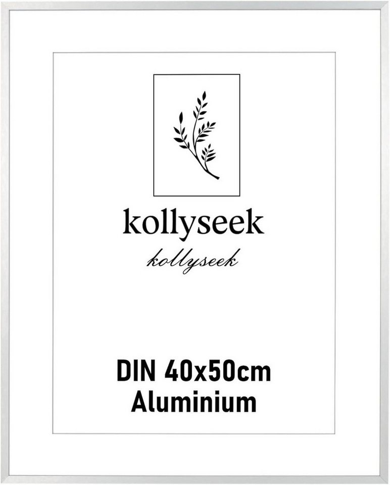 LuxusKollektion Einzelrahmen Bilderrahmen Aluminium 40x50 cm Silber Passepartout Acrylglas modern LuxusKollektion Einzelrahmen Bilderrahmen Aluminium 40x50 cm Silber Passepartout Acrylglas modern von LuxusKollektion