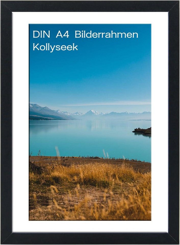 LuxusKollektion Einzelrahmen Bilderrahmen DIN A4 Schwarz MDF Acrylglas Aufhängen Aufstellen LuxusKollektion Einzelrahmen Bilderrahmen DIN A4 Schwarz MDF Acrylglas Aufhängen Aufstellen von LuxusKollektion