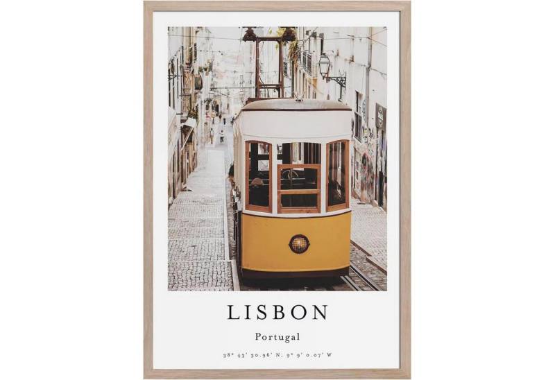 LuxusKollektion Einzelrahmen Bilderrahmen Posterrahmen Eiche A3 (29,7 x42 cm)- Gehärtetes Glas von LuxusKollektion