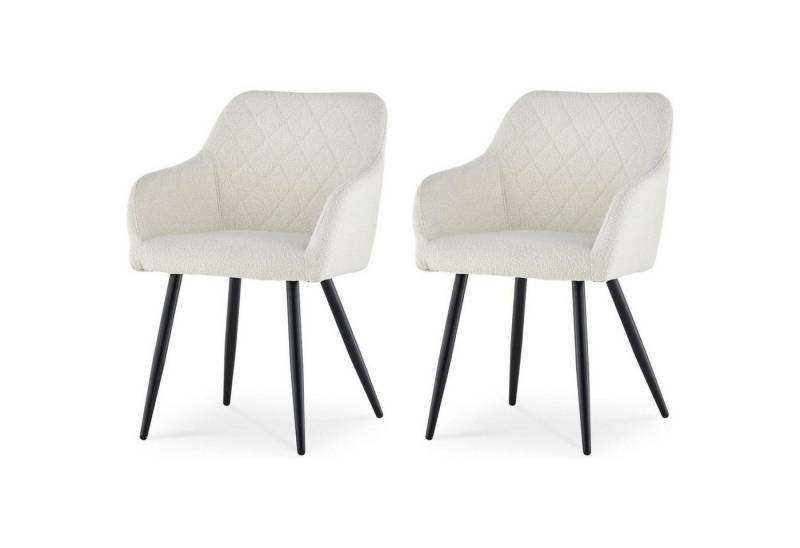 LuxusKollektion Essgruppe Esszimmerstühle Polsterstuhl Küchenstuhl Boucle Bouclé Nebelweiß 2 LuxusKollektion Essgruppe Esszimmerstühle Polsterstuhl Küchenstuhl Boucle Bouclé Nebelweiß 2 von LuxusKollektion