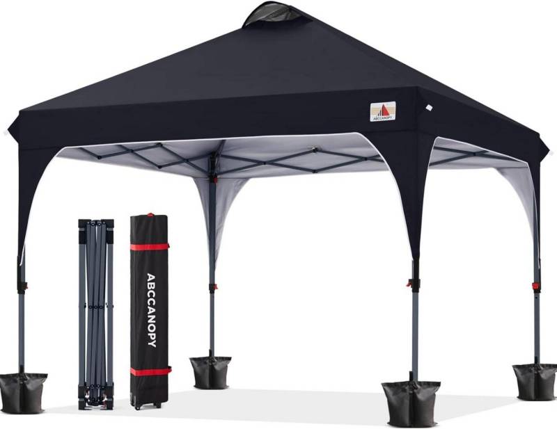 ABCCANOPY Faltpavillon 3x3M Pavillon wasserdicht Pop-Up Gartenpavillon Festival Sonnenschutz von ABCCANOPY