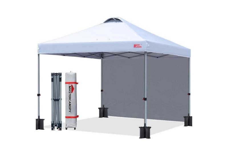 LuxusKollektion Faltpavillon Faltpavillon Pop Up Seitenwand Entlüftung Garten Markt 2x2M Weiß von LuxusKollektion