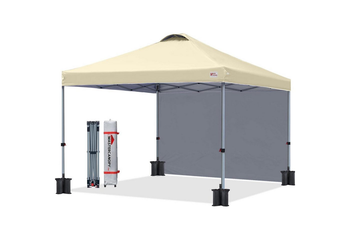 LuxusKollektion Faltpavillon Faltpavillon Seitenwand Entlüftung Markt Garten Events 3x3M Beige LuxusKollektion Faltpavillon Faltpavillon Seitenwand Entlüftung Markt Garten Events 3x3M Beige von LuxusKollektion