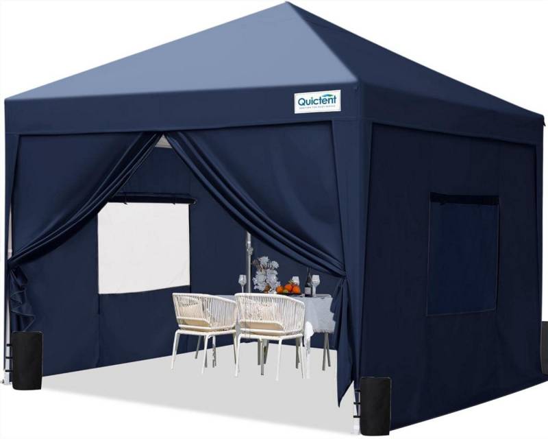 Quictent Faltpavillon Pavillon 3x3 Faltpavillon Entlüftung Wasserdicht Stabil Winterfest 4 von Quictent
