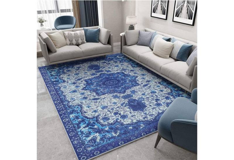 LuxusKollektion Fellteppich Teppich Kurzflor Rutschfest Waschbar Wohnzimmer Tiefblau 200 x 250 cm LuxusKollektion Fellteppich Teppich Kurzflor Rutschfest Waschbar Wohnzimmer Tiefblau 200 x 250 cm von LuxusKollektion