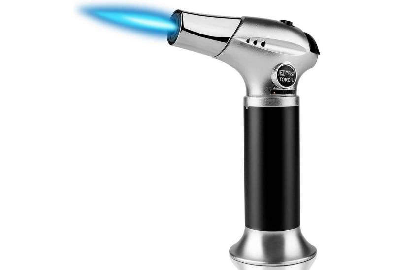 JETPRO Feuerzeuge Butan Fackel mit Einstellbarer Flamme und von JETPRO