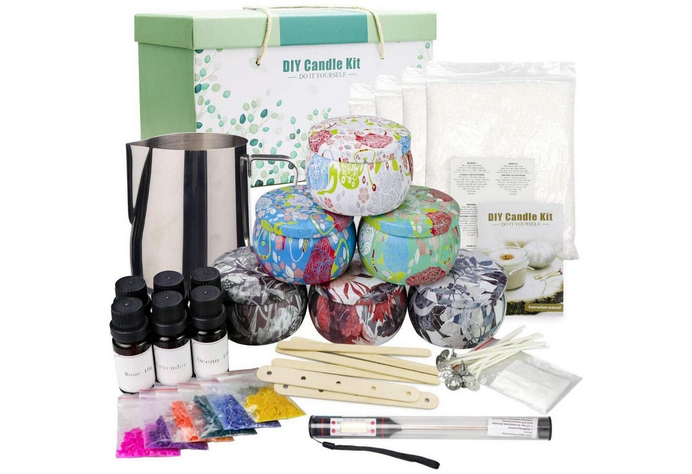 LuxusKollektion Formkerze Kerzenherstellungsset 6er Pack Candle Making Set LuxusKollektion Formkerze Kerzenherstellungsset 6er Pack Candle Making Set von LuxusKollektion