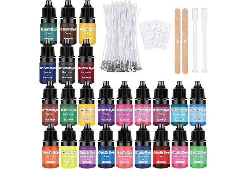 LuxusKollektion Formkerze Kerzenwachs 24 Farben Kerzendochte 24 Farbe mit Kerzendocht Set LuxusKollektion Formkerze Kerzenwachs 24 Farben Kerzendochte 24 Farbe mit Kerzendocht Set von LuxusKollektion
