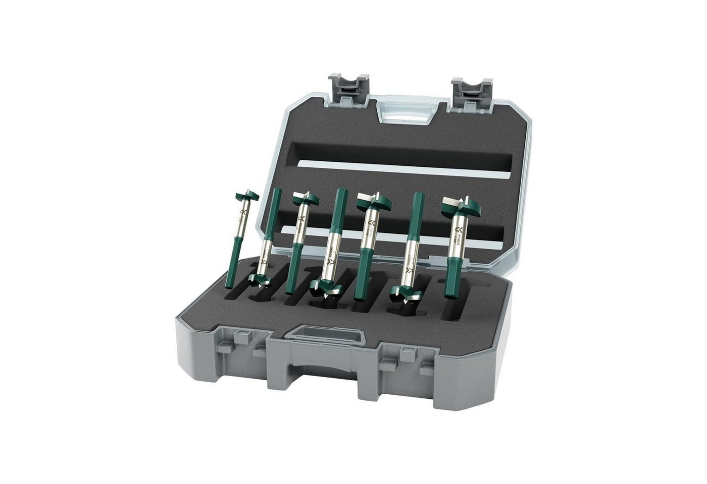 LuxusKollektion Forstnerbohrer Forstnerbohrer Set 7-tlg Sechskantschaft 15,9-31,8 mm Holz Hartholz von LuxusKollektion