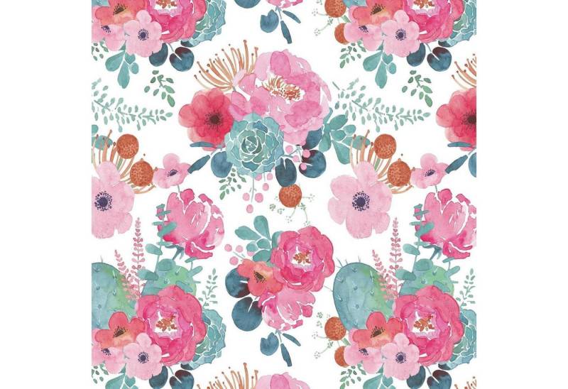 myforHD Fototapete Selbstklebende Fototapete Blumen Design 44x300cm wasserfest - myforHD von myforHD