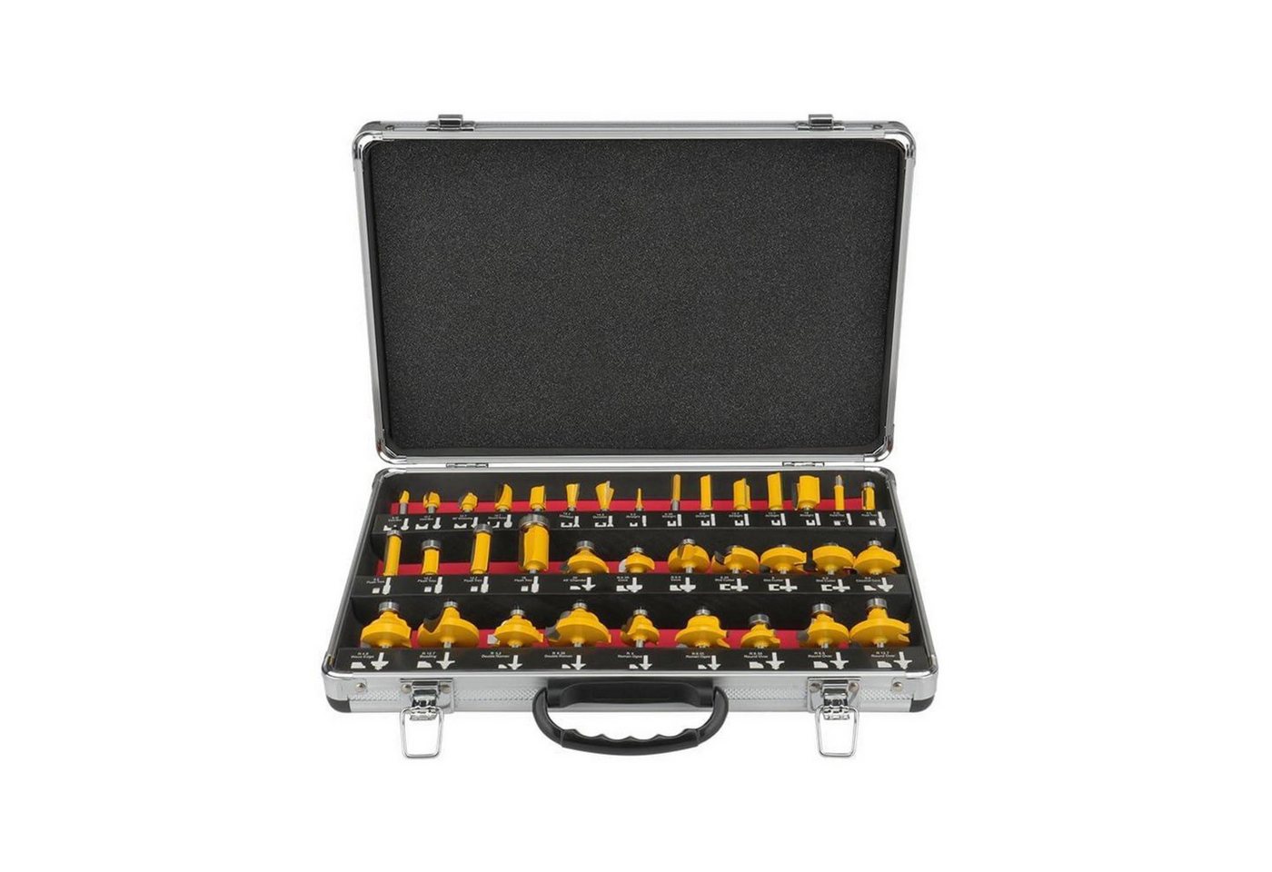 LuxusKollektion Fräsbohrer Fräser-Set 35-teilig 6 mm Schaft für Oberfräsen Holzbearbeitung LuxusKollektion Fräsbohrer Fräser-Set 35-teilig 6 mm Schaft für Oberfräsen Holzbearbeitung von LuxusKollektion