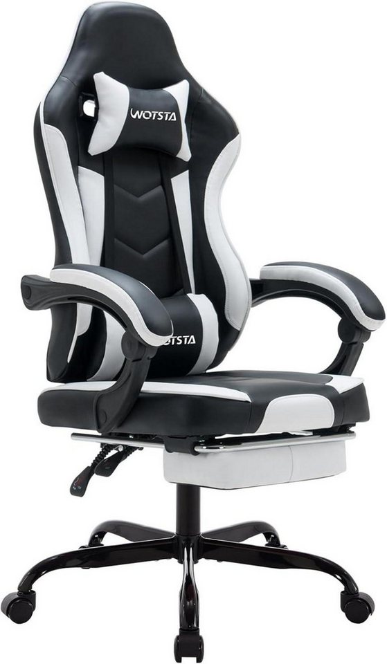 LuxusKollektion Gaming-Stuhl Gaming Chair Computerstuhl Ergonomischer Gamer Stuhl mit Fußstütze LuxusKollektion Gaming-Stuhl Gaming Chair Computerstuhl Ergonomischer Gamer Stuhl mit Fußstütze von LuxusKollektion