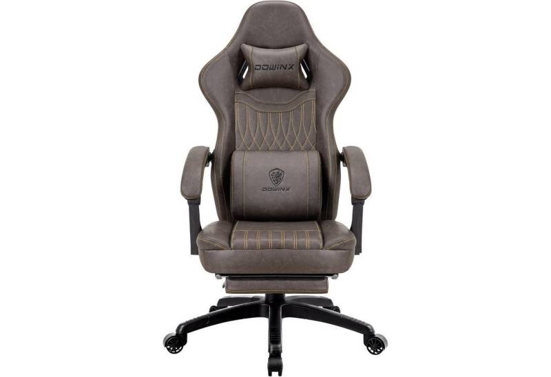 LuxusKollektion Gaming-Stuhl Gaming Stuhl Massagefunktion Lendenstütze Braun verbundene Armlehne LuxusKollektion Gaming-Stuhl Gaming Stuhl Massagefunktion Lendenstütze Braun verbundene Armlehne von LuxusKollektion