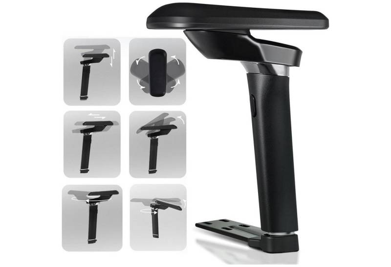 LuxusKollektion Gaming-Stuhl Gamingstuhl Armlehnen 6D Wildlederimitat - Nylonbeine A6601 LuxusKollektion Gaming-Stuhl Gamingstuhl Armlehnen 6D Wildlederimitat - Nylonbeine A6601 von LuxusKollektion