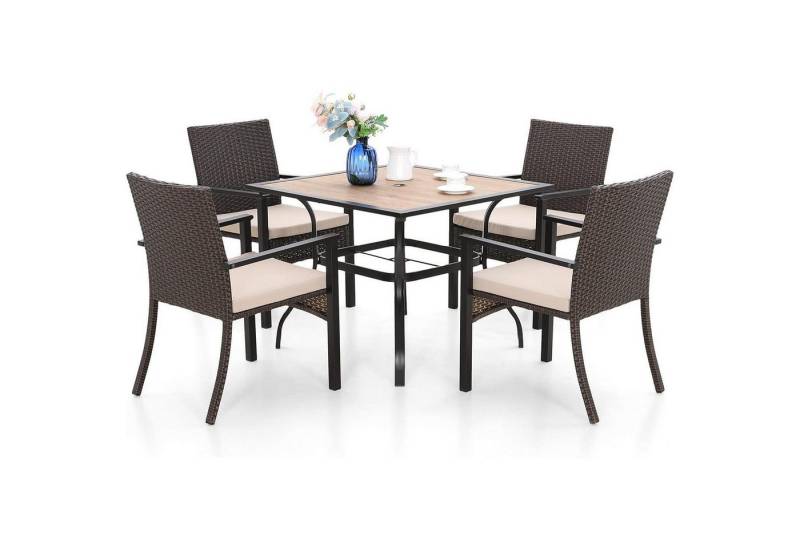 LuxusKollektion Garten-Essgruppe Gartenmöbel Rattan Polyrattan Set Sitzgruppe Gartentisch S5-548-de LuxusKollektion Garten-Essgruppe Gartenmöbel Rattan Polyrattan Set Sitzgruppe Gartentisch S5-548-de von LuxusKollektion